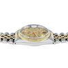 Image 7 : Rolex Mens Two Tone Champagne Index Datejust Wristwatch With Rolex Box