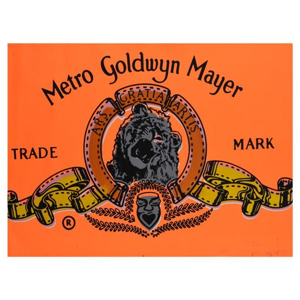 Steve Kaufman (1960-2010) "MGM" Limited Edition Serigraph on Canvas