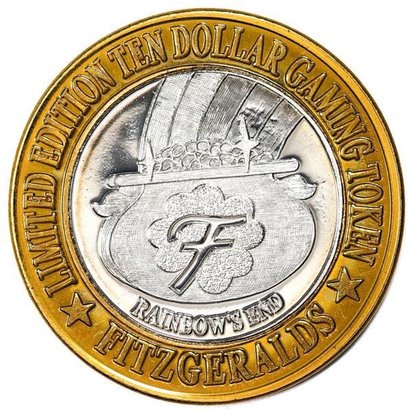.999 Silver Fitzgeralds Casino & Hotel Las Vegas, NV $20 Limited Edition Gaming Token