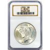 Image 2 : 1923 $1 Peace Silver Dollar Coin NGC MS65