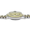 Image 7 : Rolex Mens Two Tone Champagne Index Datejust Wristwatch With Rolex Box