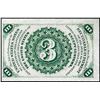 Image 2 : March 3, 1863 Third Issue Three Cents Fractional Currency Note