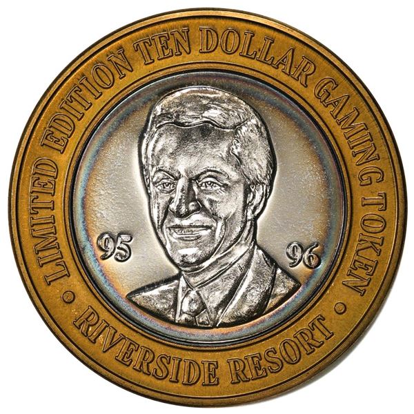 .999 Silver Riverside Resort Casino Laughlin, NV $10 Limited Edition Gaming Token