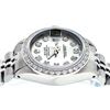 Image 8 : Rolex Ladies Stainless Steel Diamond Datejust Wristwatch