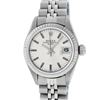 Image 2 : Rolex Ladies Stainless Steel Silver Index Datejust Wristwatch