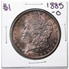 Image 1 : 1885-O $1 Morgan Silver Dollar Coin Nice Toning