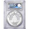 Image 2 : 2011 China 10 Yuan Silver Panda Coin PCGS MS70 First Strike