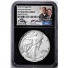 Image 1 : 2022-W $1 Proof American Silver Eagle Coin NGC PF70 Ultra Cameo Moy & Ryder Signed