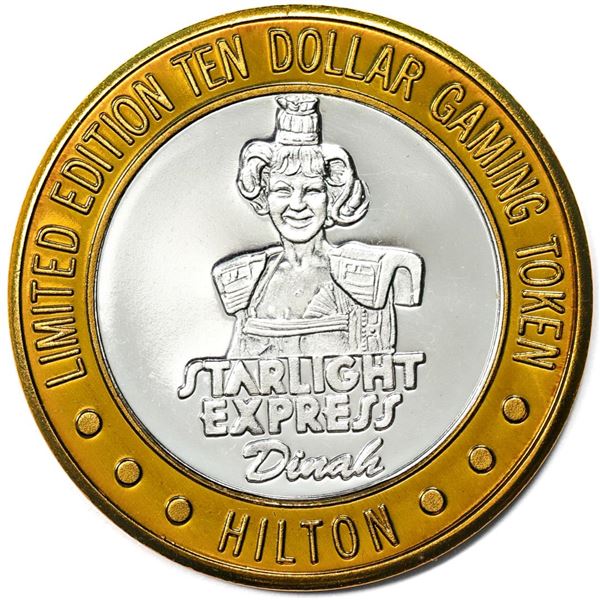 .999 Silver Hilton Las Vegas, Nevada $10 Casino Limited Edition Gaming Token