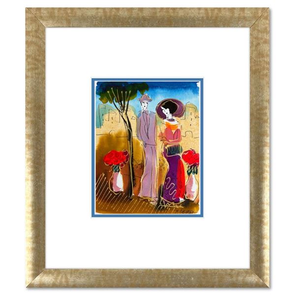 Moshe Leider Original Mixed Media on Paper