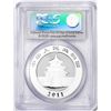 Image 2 : 2011 China 10 Yuan Silver Panda Coin PCGS MS70 First Strike