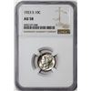 Image 1 : 1923-S Mercury Dime Coin NGC AU58