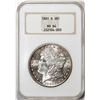 Image 1 : 1881-S $1 Morgan Silver Dollar Coin NGC MS64 Toning  Old Fatty Holder