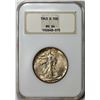 Image 1 : 1943-D Walking Liberty Half Dollar Coin NGC MS64 Old Fatty Holder Nice Toning