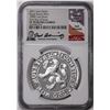Image 1 : 2021 Netherlands Proof Lion Dollar Silver Coin NGC PF70 Ultra Cameo FDOI Signed