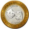 Image 2 : .999 Silver Barbary Coast Las Vegas, Nevada $10 Limited Edition Gaming Token