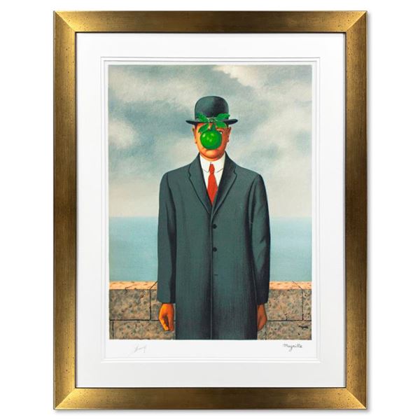 Rene Magritte "Le Fils De L'homme" Limited Edition Lithograph on Paper