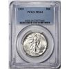 Image 1 : 1939 Walking Liberty Half Dollar Coin PCGS MS64