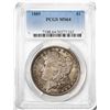 Image 1 : 1889 $1 Morgan Silver Dollar Coin PCGS MS64