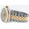 Image 8 : Rolex Mens Two Tone Champagne Tapestry Index Datejust Wristwatch