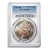 Image 1 : 1882-O $1 Morgan Silver Dollar Coin PCGS MS64 Amazing Toning