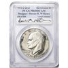Image 1 : 1976-S $1 Proof Eisenhower Silver Dollar Coin PCGS PR69DCAM Dennis Williams Signature
