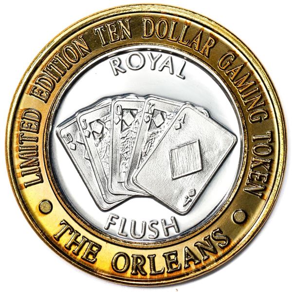 .999 Silver The Orleans Hotel & Casino Las Vegas, NV $10 Casino Token Limited Edition