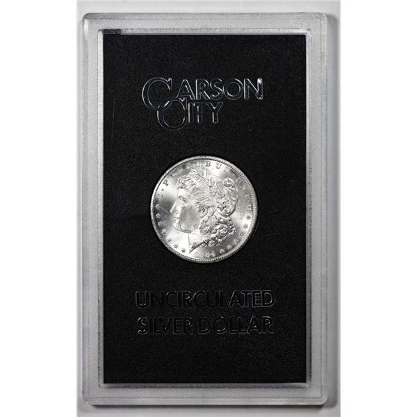1884-CC $1 Morgan Silver Dollar Coin GSA Hoard Uncirculated w/Box & COA