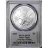 Image 2 : 2023 $1 American Silver Eagle Coin PCGS MS70 First Day of Issue Cleveland Signature