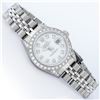 Image 2 : Rolex Ladies Stainless Steel Diamond Datejust Wristwatch