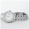 Image 3 : Rolex Ladies Stainless Steel Diamond Datejust Wristwatch