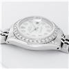 Image 9 : Rolex Ladies Stainless Steel Diamond Datejust Wristwatch