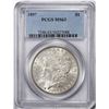 Image 1 : 1897 $1 Morgan Silver Dollar Coin PCGS MS63
