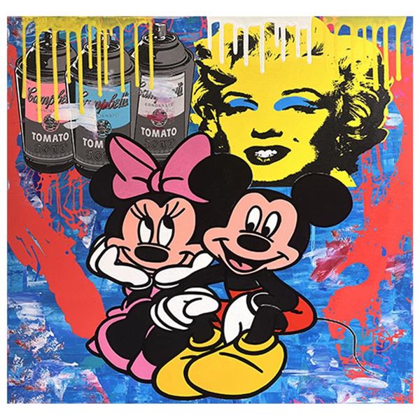 Jozza "Life is Beautiful" Original Mixed Media on Canvas