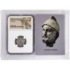 Image 1 : Parthian Kingdom 207-222 c.AD Vologases VI AR Drachm Ancient Coin NGC Ch XF Story Box