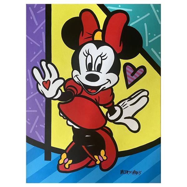 Valter Morais "Minnie Mouse" Original Acrylic on Canvas