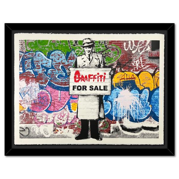 Hijack "Graffiti For Sale" Limited Edition Serigraph on Paper