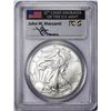 Image 1 : 2013 $1 American Silver Eagle Coin PCGS MS69 First Strike Mercanti Signature