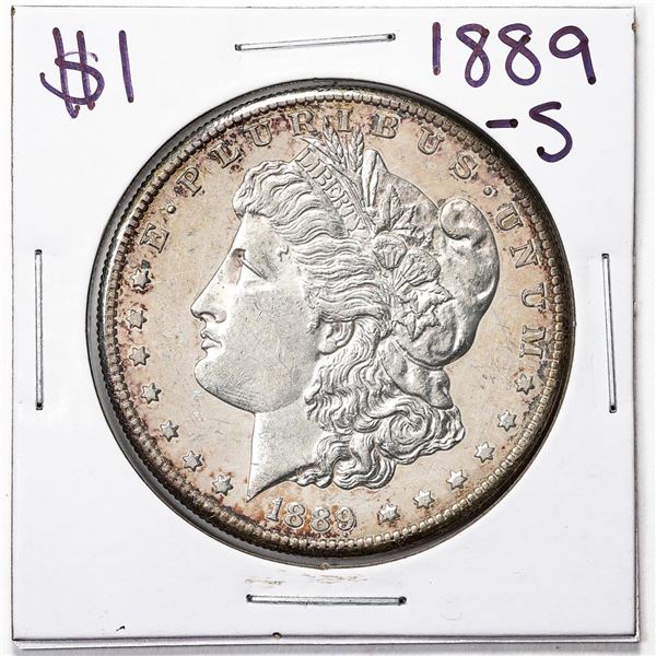 1889-S $1 Morgan Silver Dollar Coin