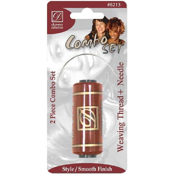 NEW DONNA WEAVING THREAD AND NEEDLE SET 2PC