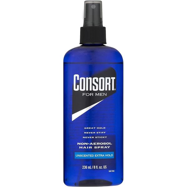 BRAND NEW 8OZ CONSORT FOR MAN HAIR SPRAY