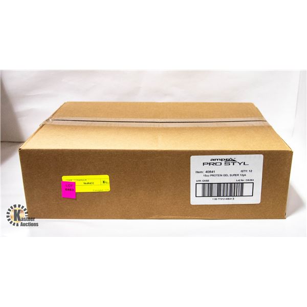 BOX OF 12 PRO STYL 15OZ PROTEIN GEL SUPER