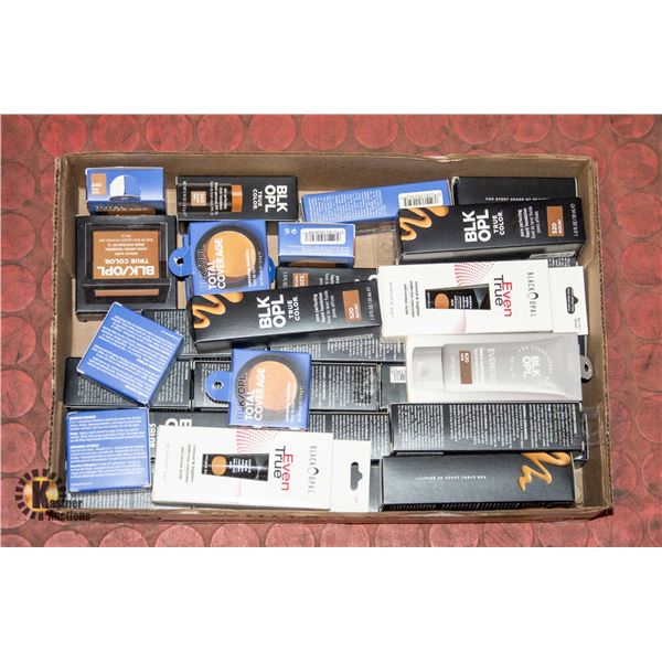 FLAT OF 33 VARIOUS BLACK OPAL PRODUCTS