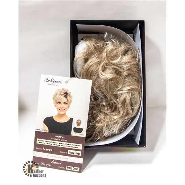 BRAND NEW AMBIENCE LUXURIANT WIG FROSTY CREAM