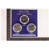 2001-P/D/S NEW YORK 3 COIN QUARTER SET
