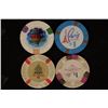 Image 2 : 4-$1 PLASTIC CASINO GAMING TOKENS: IMPERIAL