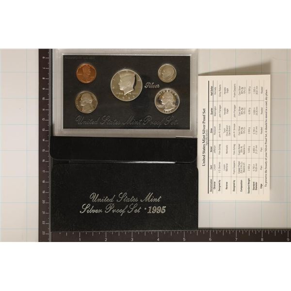 KEY DATE 1995 US SILVER PROOF SET (WITH BOX)