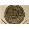 Image 1 : 1946-B  SILVER SWITZERLAND 1 FRANC
