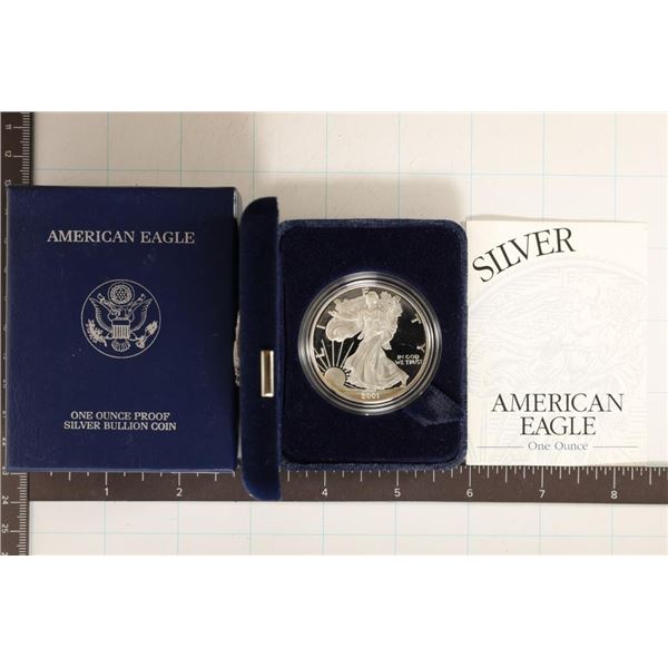 2001-S WEST POINT PF AMERICAN SILVER EAGLE