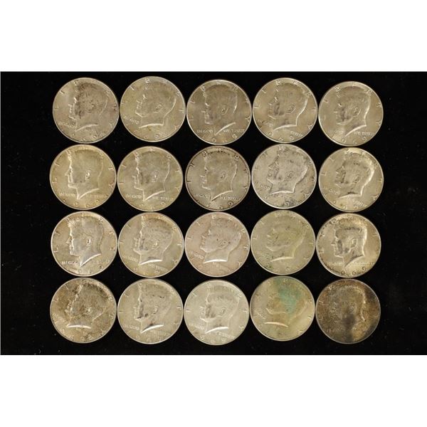 20-1969-D 40% SILVER JOHN F. KENNEDY HALVES